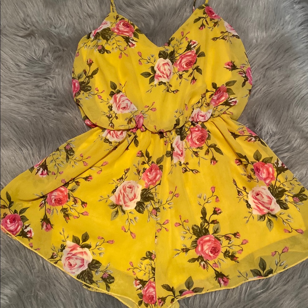 Spaghetti Strap Romper - image 1